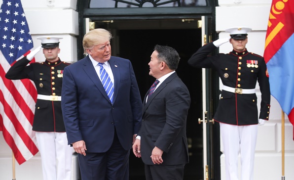 [이슈트렌드] 몽골 대통령, 미국 국빈 방문...전략적 협력 관계 구축